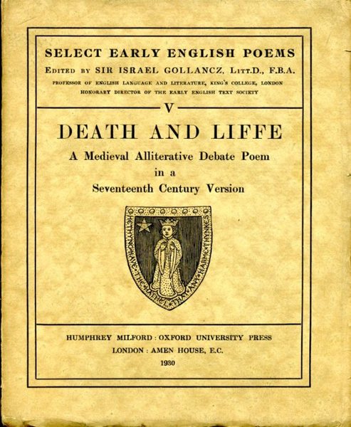 Death and Liffe: A Medieval Alliterative Debate Poem in a …