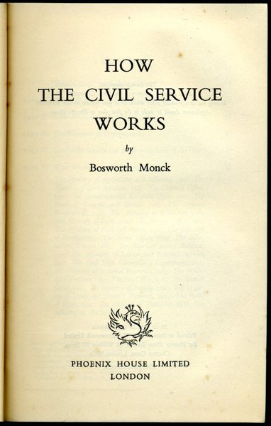 How the Civil Service Works