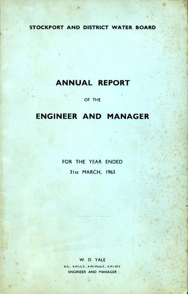 Stockport and District Water Board : Annual Report of the …