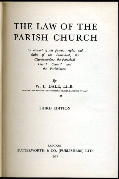 The Law of the Parish Church