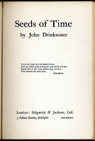Seeds of Time