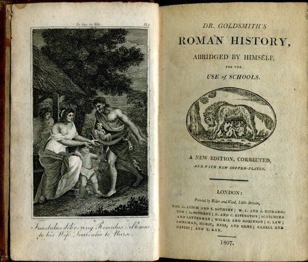 Dr Goldsmith's Roman History : Abridged by Himself, For the …