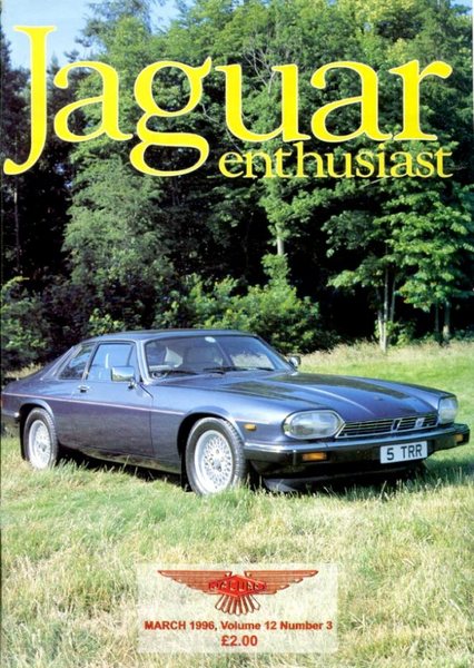 Jaguar Enthusiast : March 1996 : Vol 12 No 3