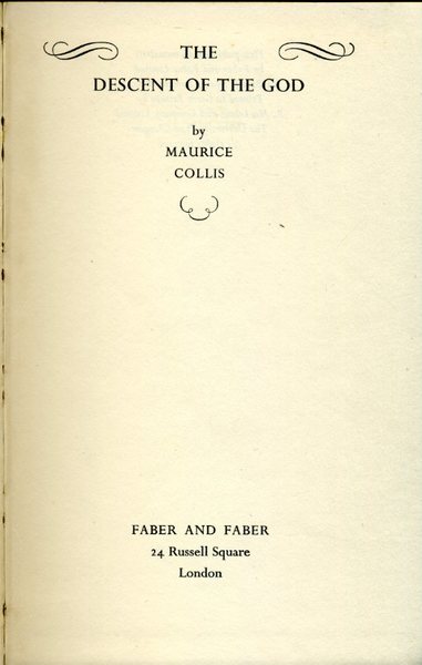 The Descent of the God