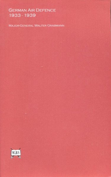 German Air Defence 1933 - 1939