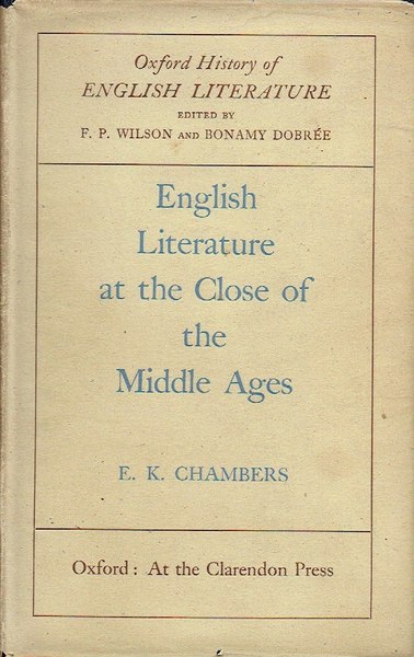 English Literature at the Close of the Middle Ages