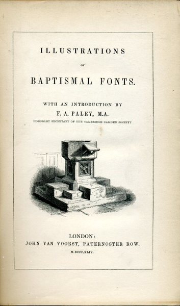 Illustrations of Baptismal Fonts