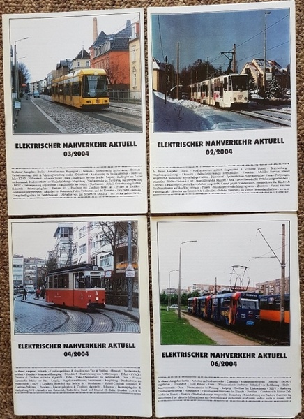Elektrischer Nahverkehr Aktuell : 2004 : 4 Issues