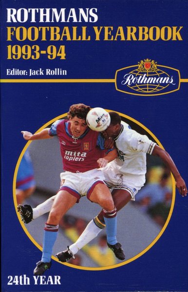 Rothmans Football Yearbook 1993-94, 24th Year