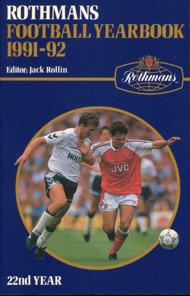 Rothmans Football Yearbook 1991-92, 22nd Year
