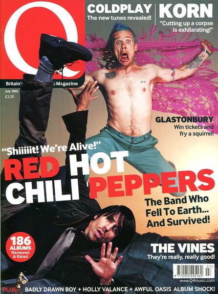 Q Music Magazine : July 2002 : Red Hot Chili …