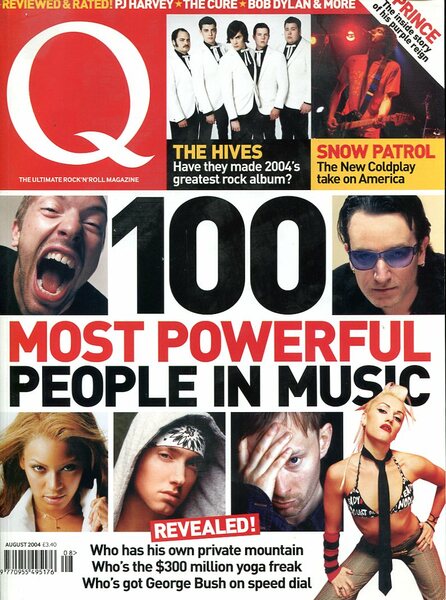 Q Music Magazine : August 2004 : Most Powerful People …