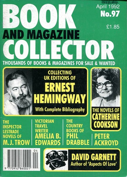 Book and Magazine Collector : No 97 April 1992