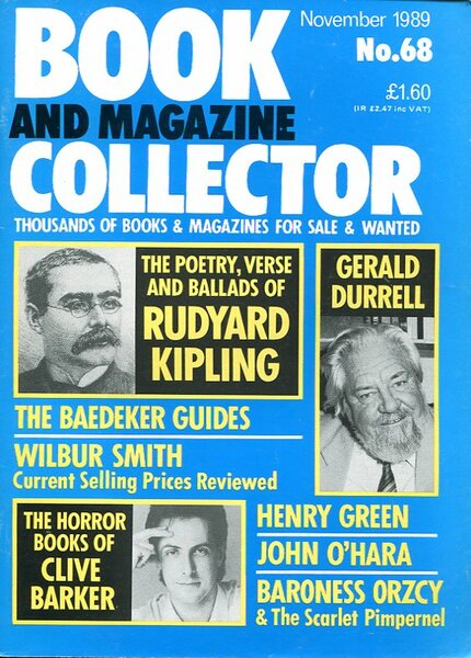 Book and Magazine Collector : No 68 November 1989