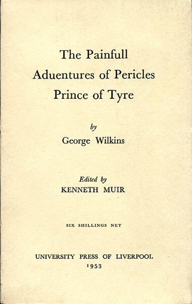 The Painfull Aduentures of Pericles Prince of Tyre