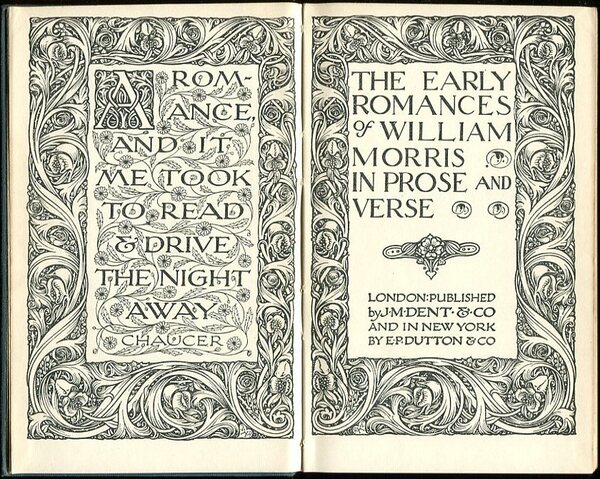 The Early Romances of William Morris