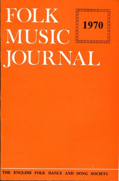 Folk Music Journal : Volume 2 Number 1 - 1970