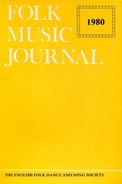 Folk Music Journal : Volume 4 Number 1 - 1980