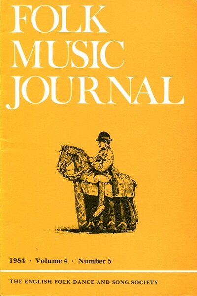 Folk Music Journal : Volume 4 Number 5 - 1984
