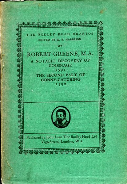 A Notable Discovery of Coosnage 1591 and the Second Part …