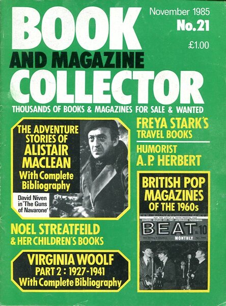 Book and Magazine Collector : No 21 November 1985