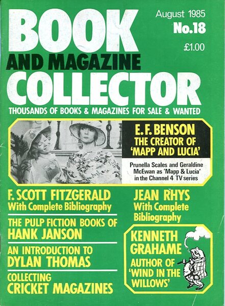 Book and Magazine Collector : No 18 August 1985