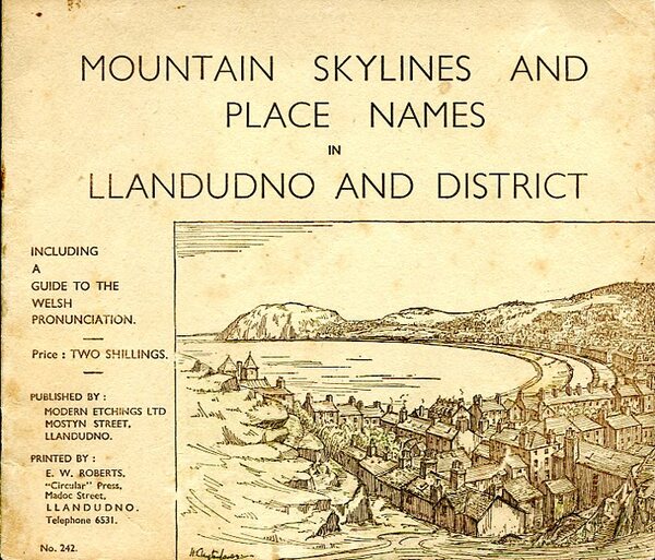 Mountain Skylines and Place Names in Llandudno and District