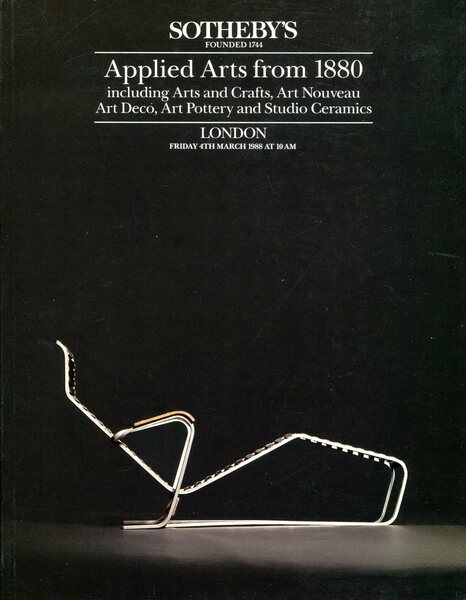 Sotheby's : Applied Arts from 1880 : 4th March 1988