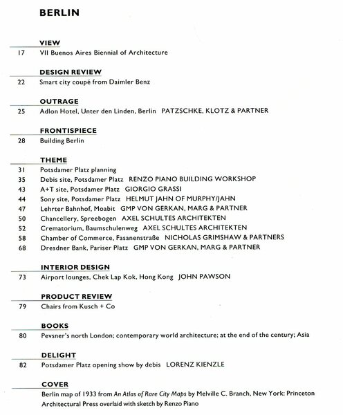 The Architectural Review No. 1223 January 1999