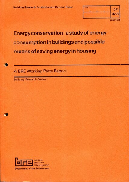 Energy Conservation: A Study of Energy Consumption in Buildings and …