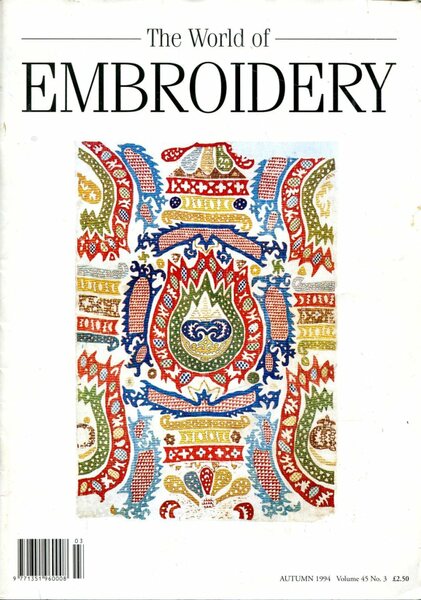 The World of Embroidery : Autumn 1994 : Volume 45 …