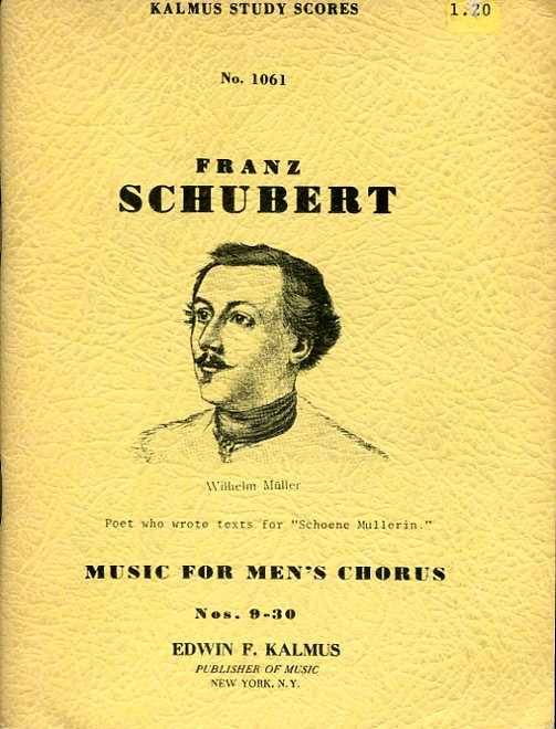 1061 Kalmus Study Scores : Franz Schubert : Music for …