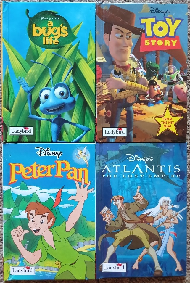 4 Ladybird Disney Books : Peter Pan, Atlantis, Toy Story, …