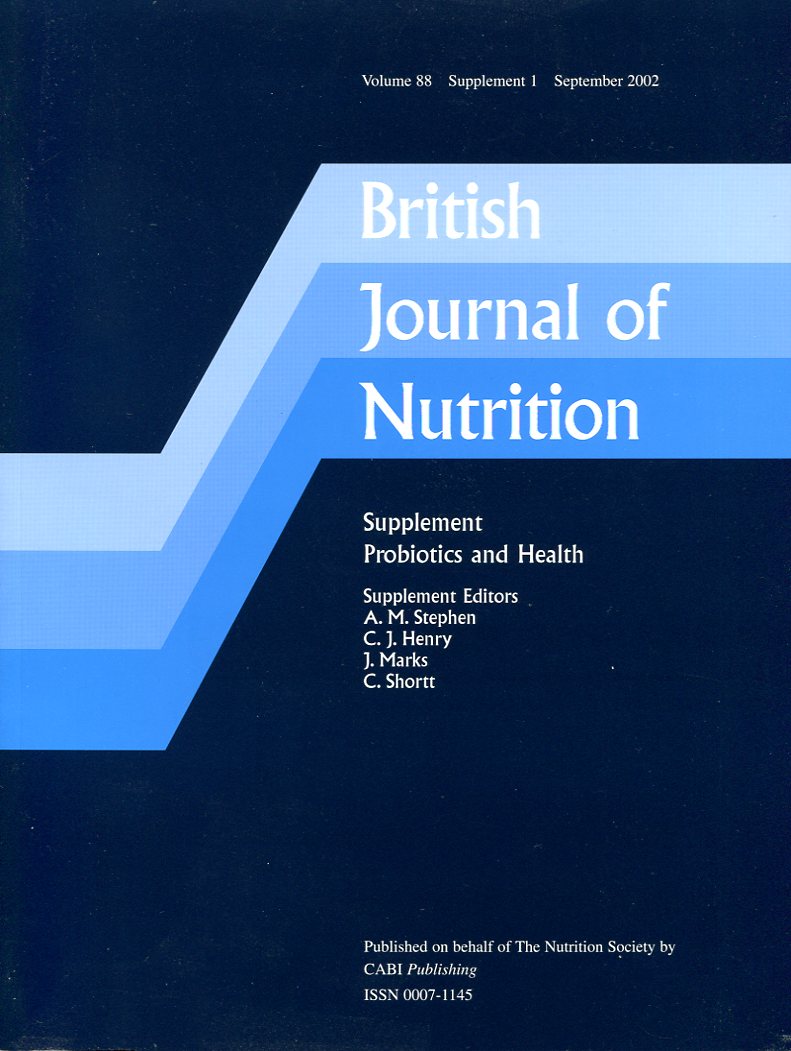 British Journal of Nutrition : Volume 88 Supplement 1 - …
