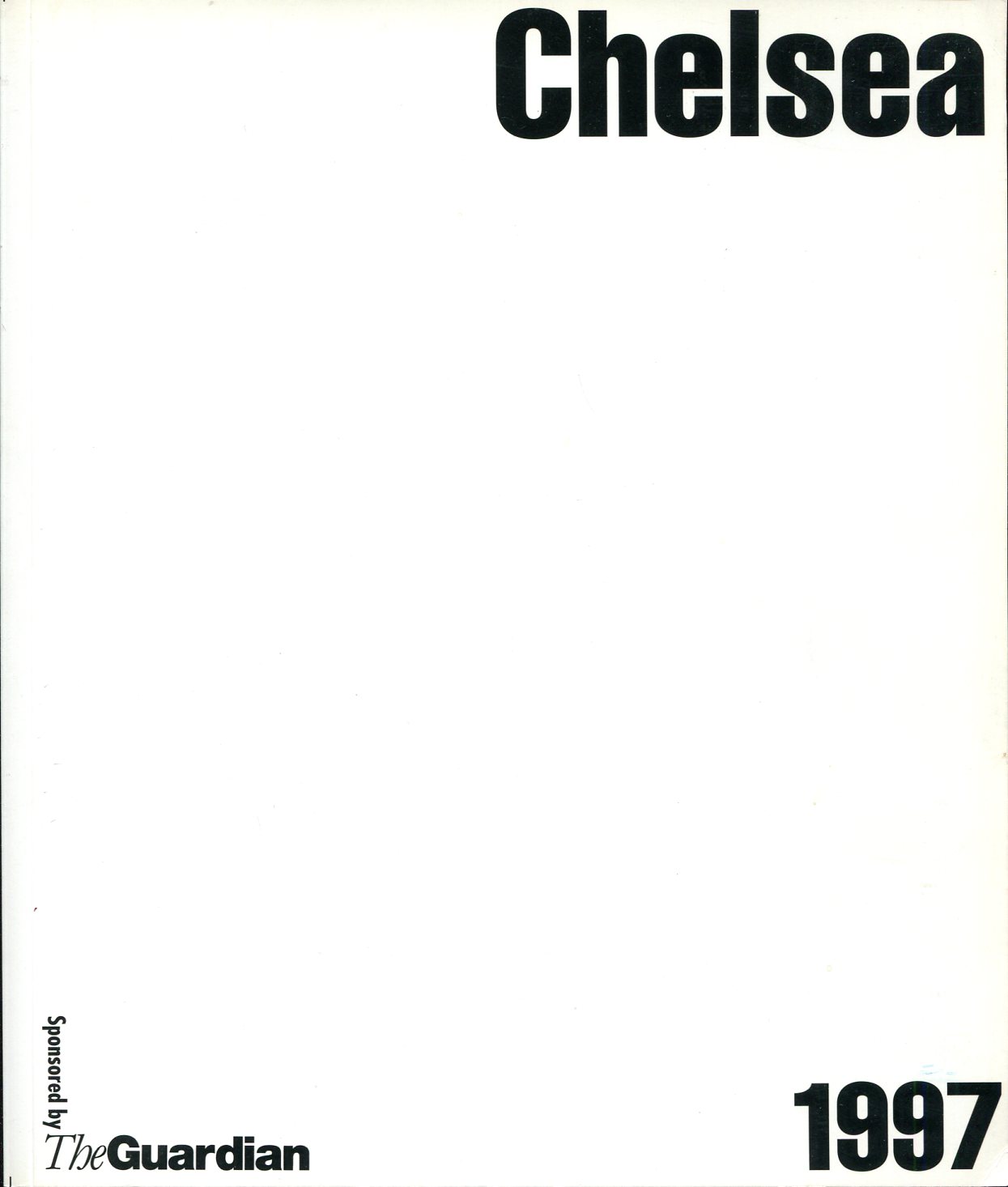 Chelsea College of Art and Design Degree Exhibition 1997