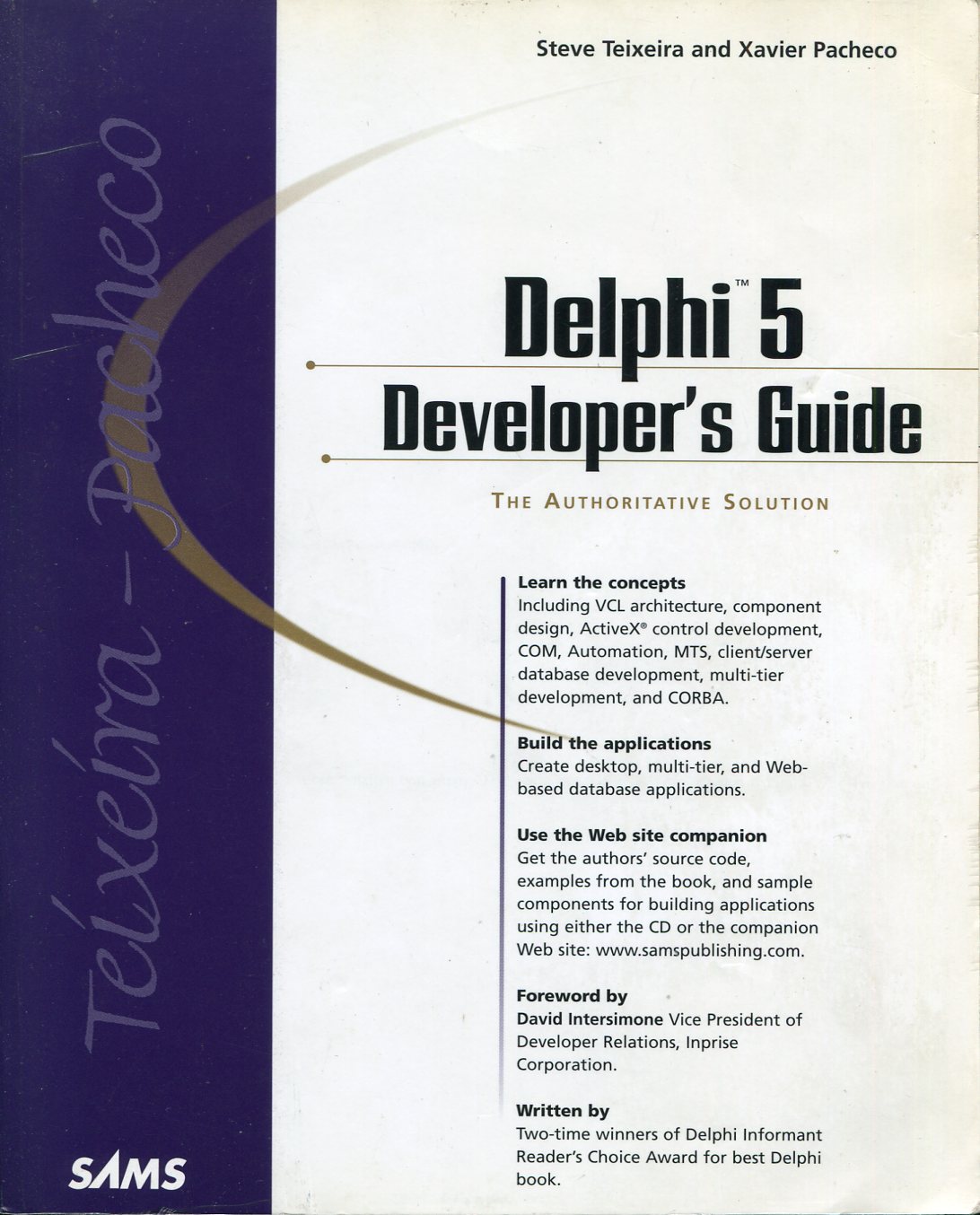 Delphi 5 Developer's Guide (Signed by Author)