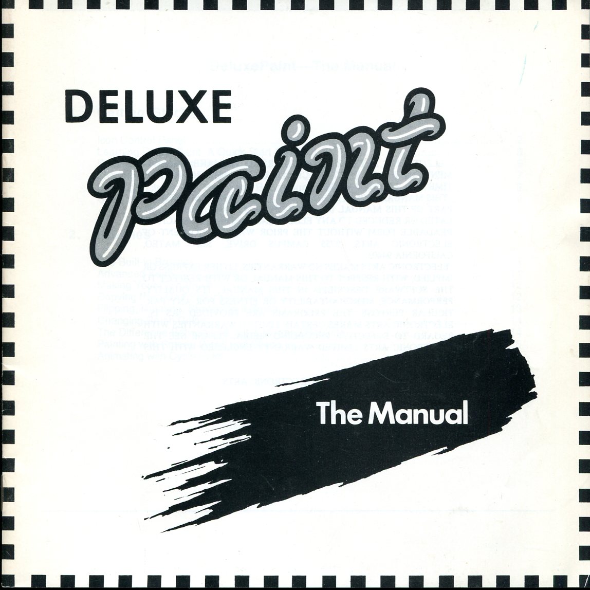 Deluxe Paint : The Manual