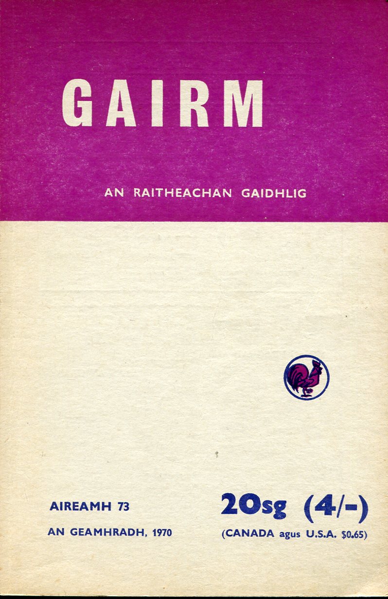 Gairm : An Raitheachan Gaidhlig : Winter 1970 - No …