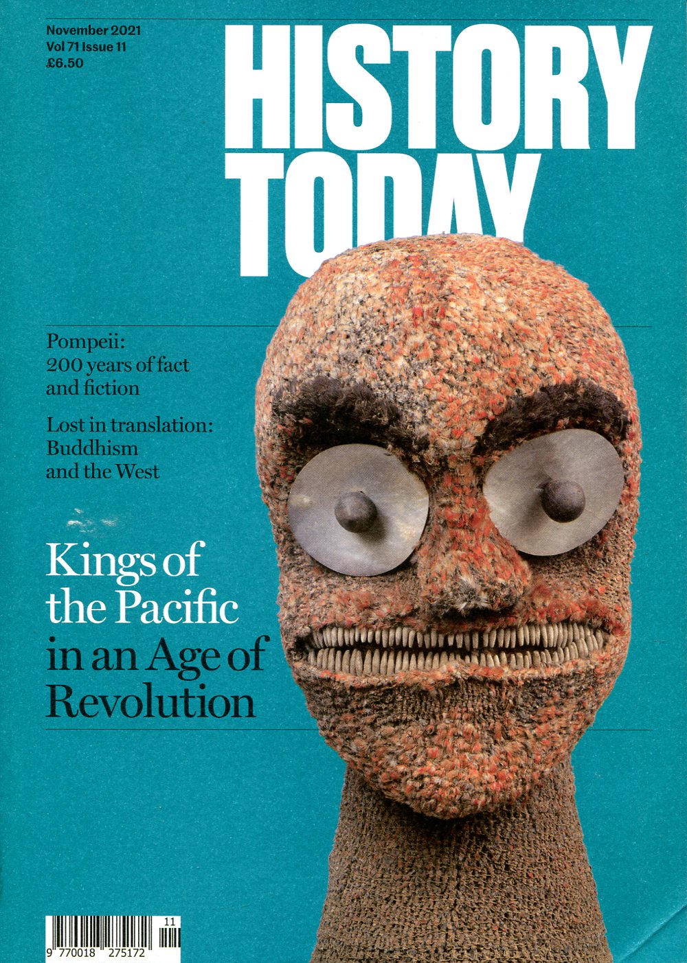 History Today : November 2021 : Vol. 71 Issue 11