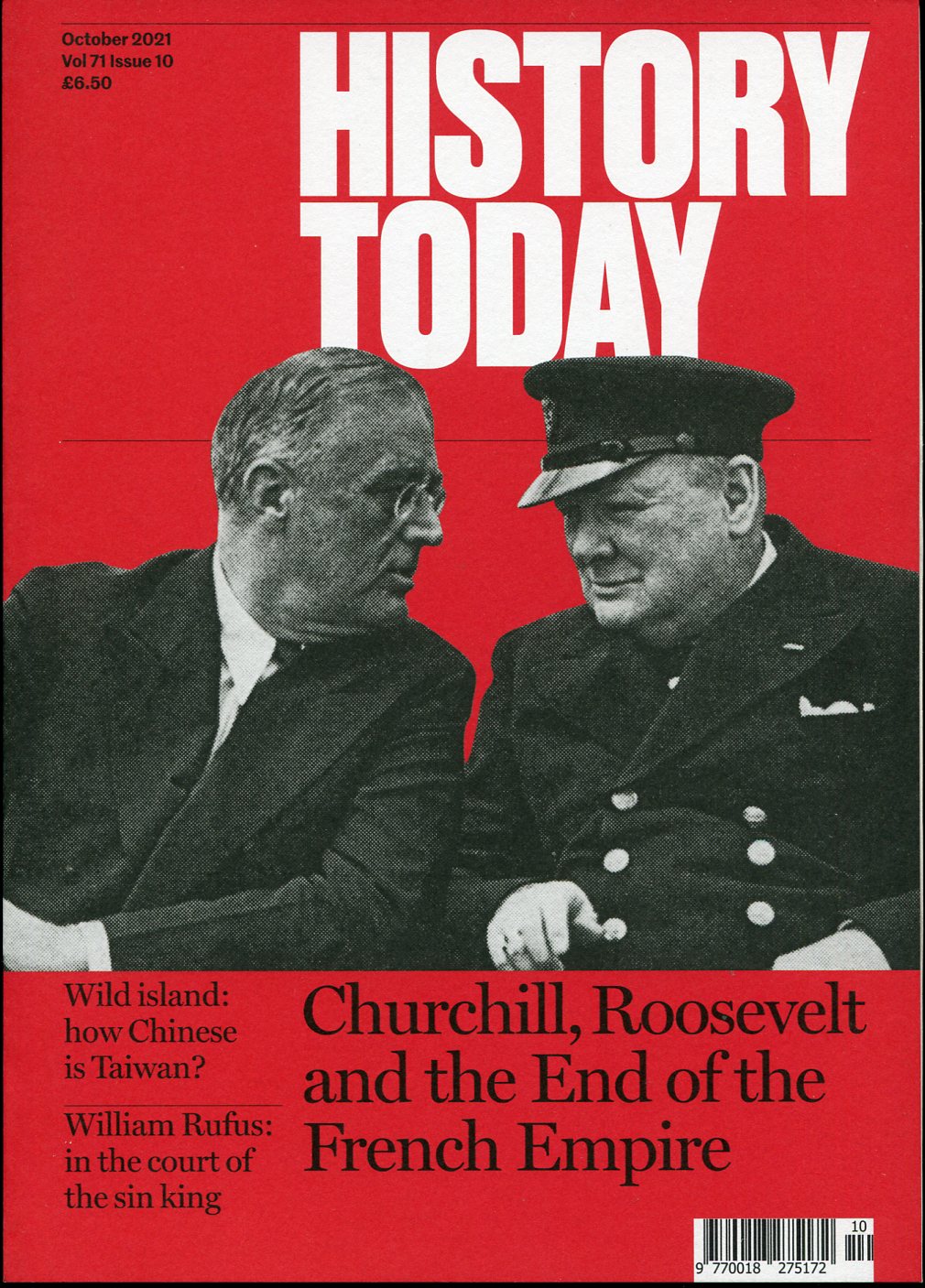 History Today : October 2021 : Vol. 71 Issue 10