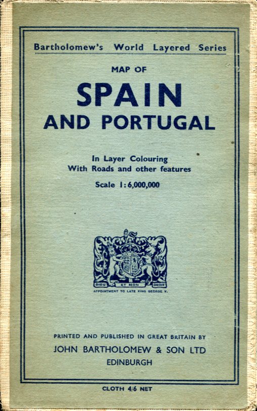 Map of Spain and Portugal in Layer Colouring 1 : …