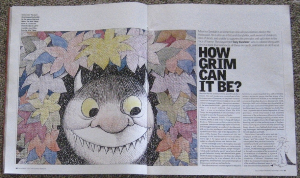 Maurice Sendak Feature in Guardian Weekend Magazine