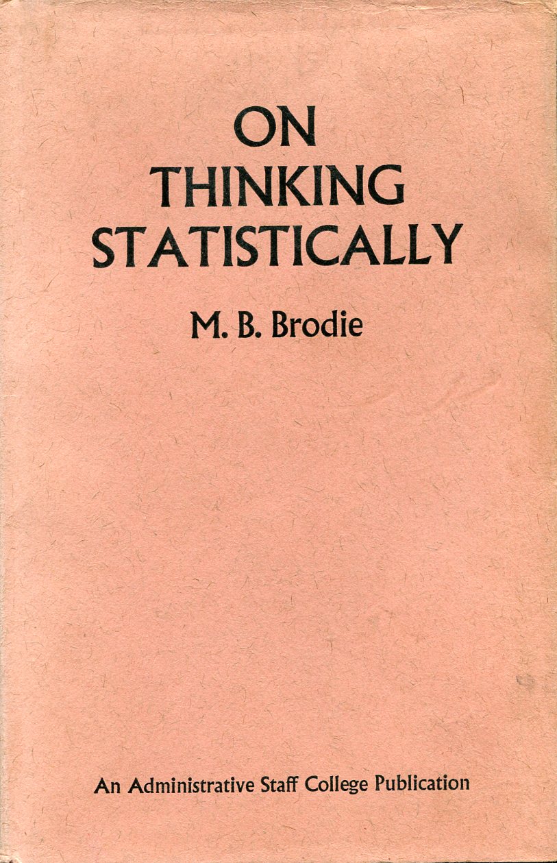 On Thinking Statistically
