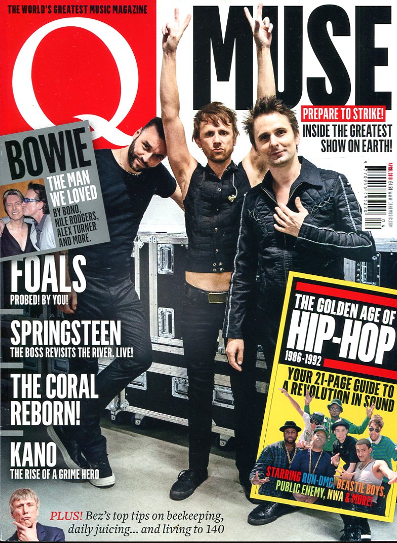 Q Music Magazine : April 2016 : Muse on front …