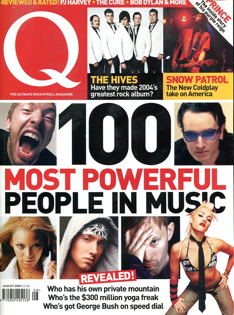 Q Music Magazine : August 2004 : Most Powerful People …