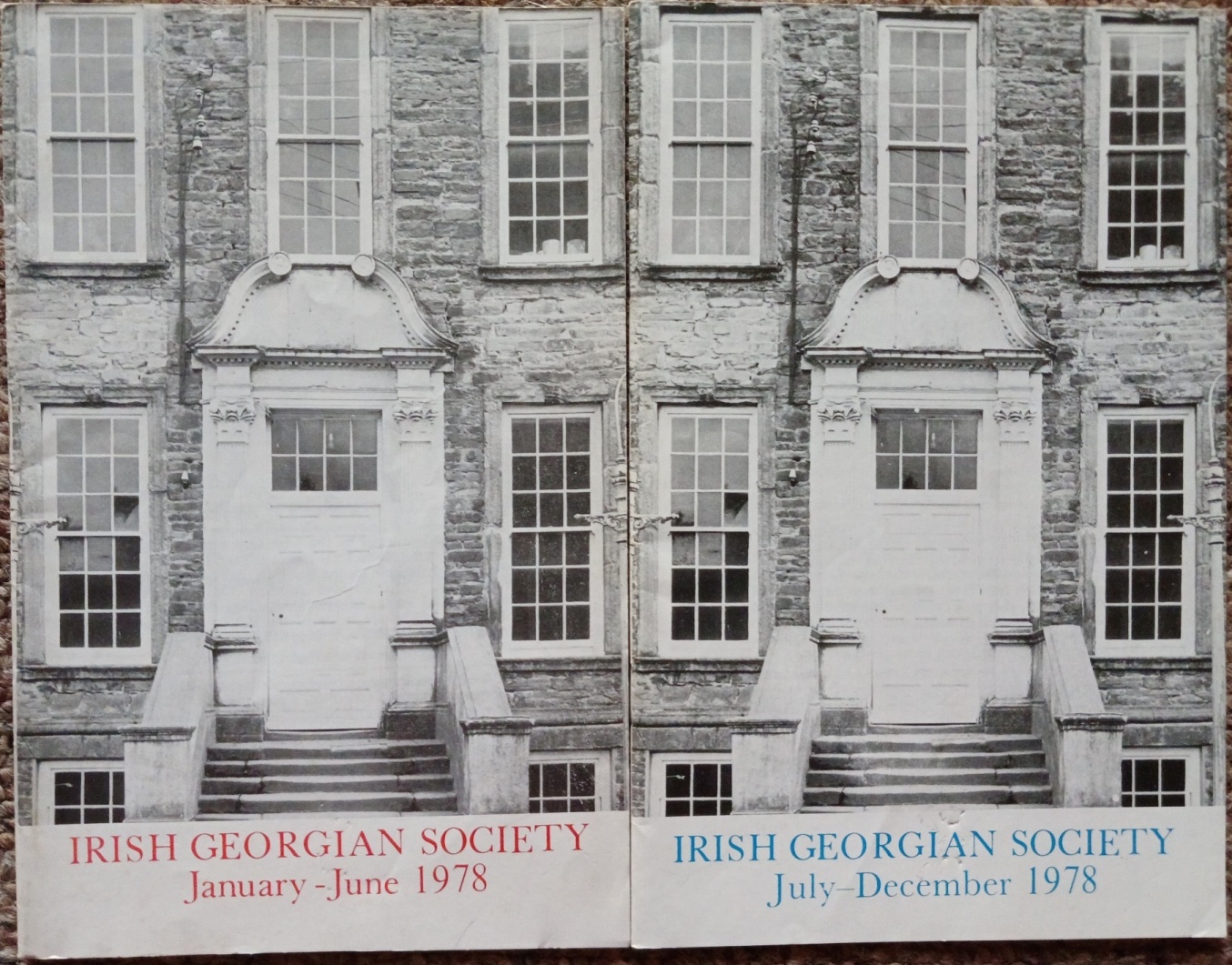 Quarterly Bulletin of the Irish Georgian Society 1978 (all year)