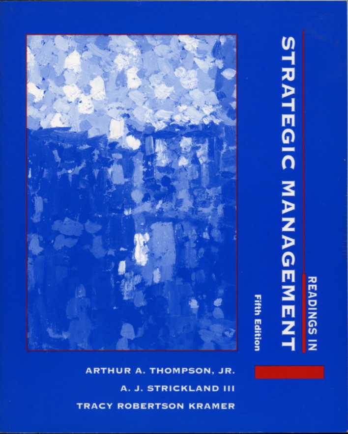 Readings in Strategic Management