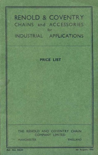 Renold & Coventry Chains and Accessories for Industrial Application : …