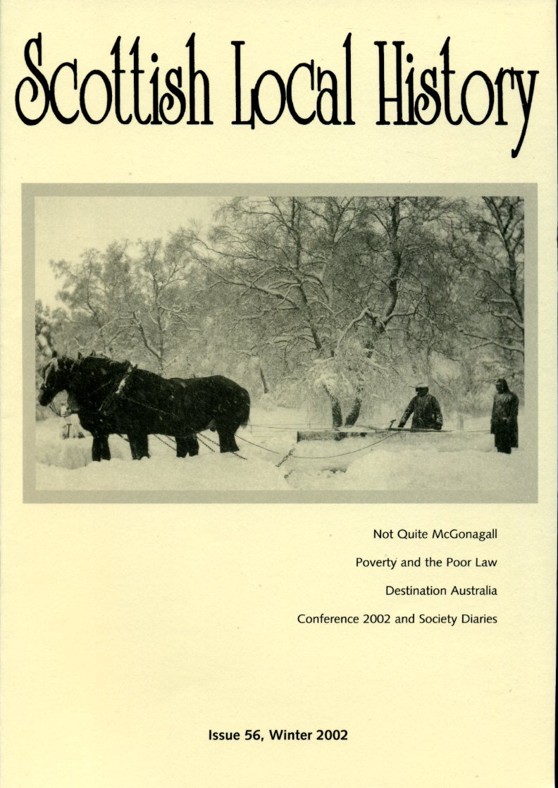 Scottish Local History : Issue 56 Winter 2002