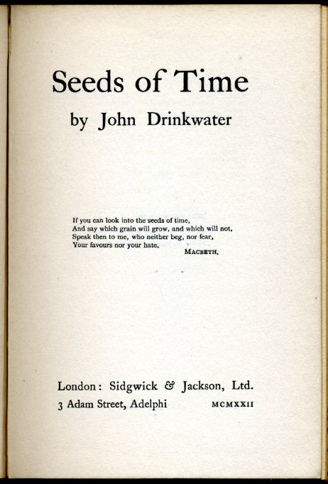 Seeds of Time